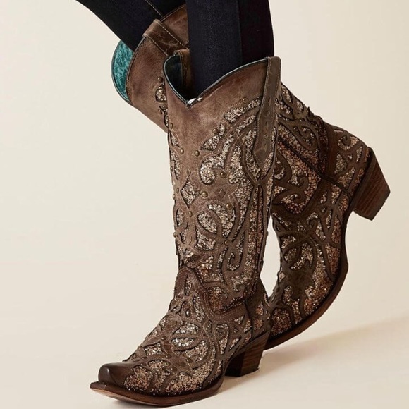 Corral Shoes - ✨STUNNING✨Corral Glitter Western Boot